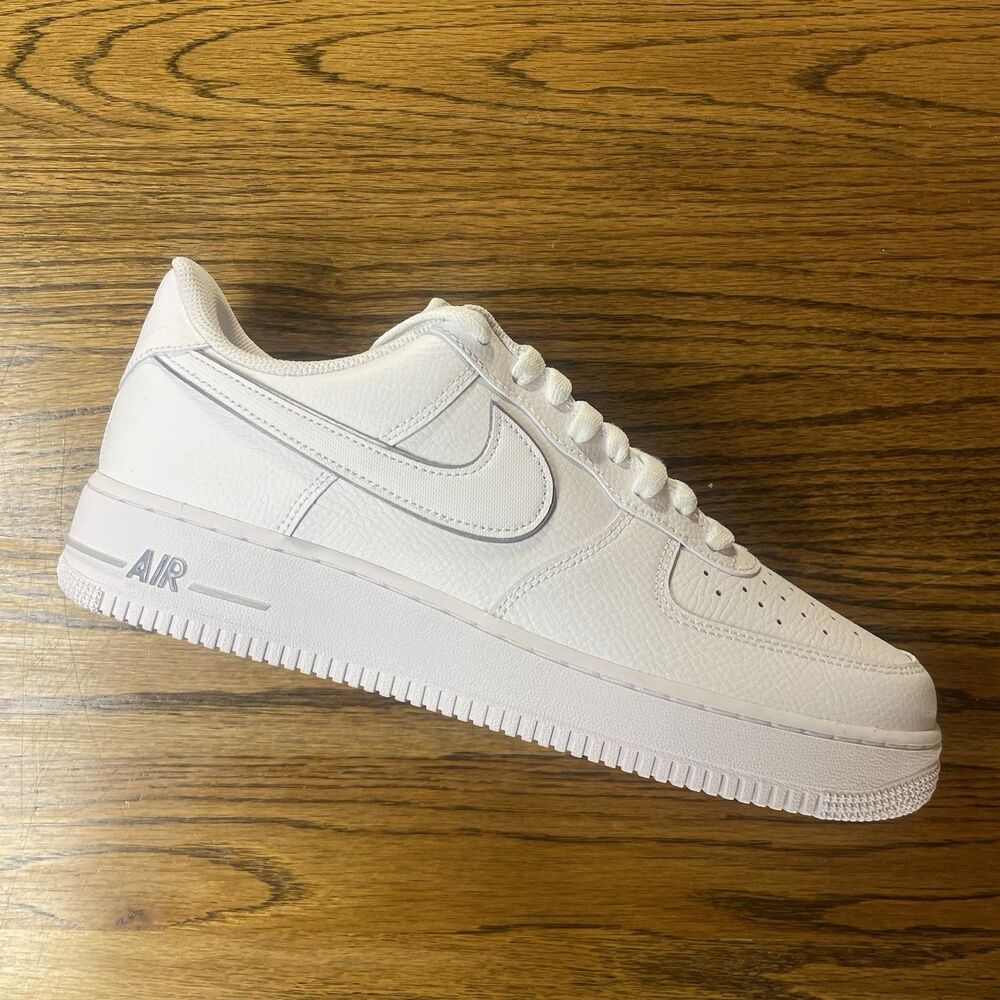 Nike Air Force 1 Low '07 LV8 White Silver Wolf Grey Men's Size 10 12 New Shoes